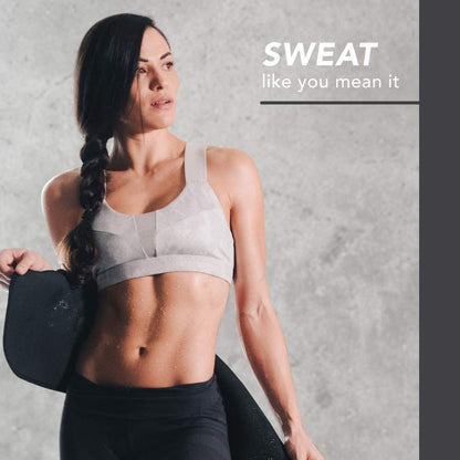 ® Sweet Sweat Waist Trimmer - Premium Sweat Enhancing Fitness Belt for Women & Men - 5 Adjustable Sizes